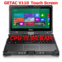 Used Laptop Computer For Getac V110 i5 4300U 4G/8G Tough Screen Tablet PC for Auto Repair Software MB Diagnostic tool