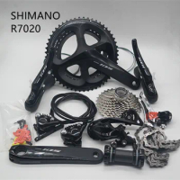 SHIMANO R7020 Groupset 105 R7020 Hydraulic Disc Brake Derailleurs ROAD Bicycle R7020 R7070 shifter 50-34T 52-36T 53-39T