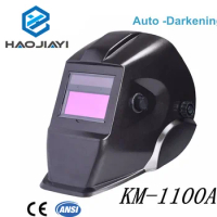 HAOJIAYI High Quality Auto Darkening Welding Helmet Mask Welding KM-1100A for Laser Welding