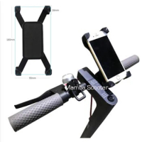 Adjustable Scooter Phone Holder Handbar Clip Stand Mount for Xiaomi Mijia M365 Electric Skateboard Qicycle EF1 Bike Anti-Slip