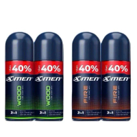 Combo 2 Chai Lăn Khử Mùi Xmen Wood & xmen Fire 70ml/chai hương nước hoa lưu hương 48h
