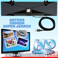 Antena Televisi Digital Indoor kabel Antene Tv Indor Led Tabung Super Jernih Praktis Hd Clear Vision