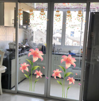 3d立體店鋪貼紙創意家用客廳廚房餐廳貼玻璃門上的裝飾貼畫紙自粘