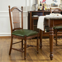 餐桌 美式餐桌椅組合別墅大理石6人飯桌餐廳大小戶型實木清新長餐桌
