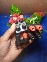 Terminal speaker tapal kuda 4 pin l Terminal speaker amply merah hitam l Terminal Speaker Box Amplif