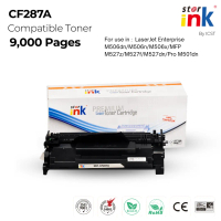 StarInk 87A CF287A ตลับหมึก HP Enterprise Flow MFP M527z, M506dn, M506n, M527dn, M527f, M501dn