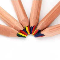 3-5pcs/set 2B Four-color Color Pencils with The Same Core Design Painting Secret Garden Color Pencils Painting Pencils