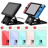 Portable Stand Holder For Nintendo Switch Oled Game Console Adjustable Playstand Base NS Lite Phone Support Bracket Accessories