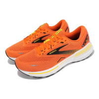 【BROOKS】慢跑鞋 Adrenaline GTS 23 男鞋 橙 黑 腎上腺素 緩震 回彈 支撐 路跑 運動鞋(1103911D642)