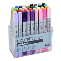 Copic Ciao Set 36 warna A / spidol manga set 36 A