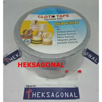 Cloth Tape Lakban Kain Warna Silver 2 inch 48mm Balikpapan