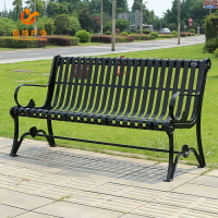雙人凳子靠背陽臺休閑椅小尺寸長凳公園小區庭院戶外不銹鋼簡約