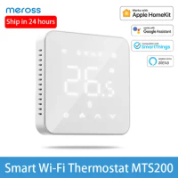 Meross Smart Wi-Fi Thermostat MTS200 Dual Sensor System Remote Control Work with Apple Homekit Google Assistant Alexa SmartThing