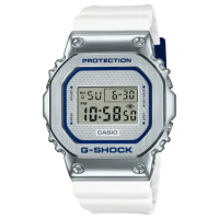 【CASIO 卡西歐】復古錶款/海軍藍色系43.2mm(GM-5600LC-7)