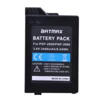 Batmax 2400mAh Battery For Sony PSP2000 PSP3000 PSP 2000 PSP 3000 Gamepad Battery For PlayStation Portable Controller