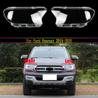 Car Headlamp Lens For Ford Everest 2016~2020Car Replacement Transparent Auto Headlight Shell