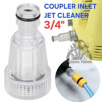 SAMBUNGAN FILTER MESIN PRESSURE WASHER 24MM COUPLER INLET JET CLEANER 3/4" UNIVERSAL CONNECTOR AIR M