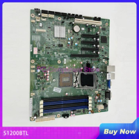 S1200BTL For Server Motherboard LGA1155 SATA3 Supports E3-1230 V2