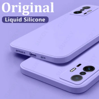 For Xiaomi 11T Pro Case Liquid Silicone Soft Cover Fundas For Xiaomi Redmi Note 11 Pro 11s 12 13 13T Mi 11 Lite 5G NE Coque