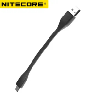 NITECORE Flexible micro USB USB Type C Stand Charging Cable For TUP Tube TIP THUMB TINI MH Series Flashlight T360 HC65 Headlamp
