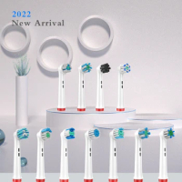 2022 New Oral B Electric Toothbrush Heads For Oral B Vitality/Triumph/Pro-Health/3D Excel/Professional Care/White Clean/TriZone