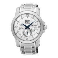 【SEIKO 精工】Premier古典結合現代系列 Kinetic人動電能錶 7D56-0AE0B/SNP147J1(台灣專櫃/一對一錶盒)