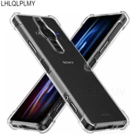 Thick Shockproof Silicone Phone Case For Sony Xperia 1 5 II III IV V VI 10 Plus Lite Pro-I Ace 2 3 Protection Clear Cover