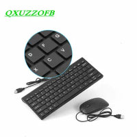 Wired Mouse Keyboard Combo Kits Windows 10 8 Tablet Accessories Multimedia Keyboard For Laptop Mac Desktop PC TV Andrews