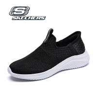 Skechersสเก็ตเชอร์ส รองเท้า ผู้หญิง Slip-Ins GOwalk 6 Gowalk Shoes Flash Through Technology Womens Shoes 124569-WHITE