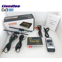 For Colombia, Russia, UK HD Car Digital TV Receiver Host Mobile Turner Box Two Antenna / DVB-T2-M-718