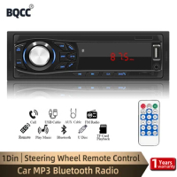 BQCC Car Radio 1 din MP3 Player Digital Bluetooth Car Stereo Player FM Radio Stereo Audio Music USB/SD with In Dash AUX Input