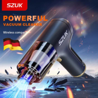 SZUK Car Vacuum Cleaner Wireless Handheld Home Portable Cleaning Mini Suction Powerful Machine Strong Appliance Auto Cleaners