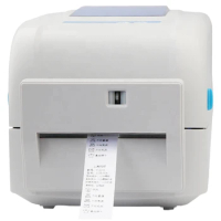 4 Inch Thermal Transfer Washing Label Printer with USB Serial Blue tooth Interface