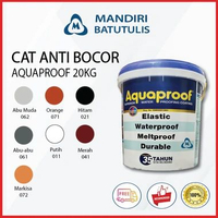 Aquaproof Cat Pelapis Anti Bocor 20kg Aqua Proof Pail Ember Besar Pel Abu Muda 062