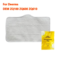 Mop Cloth Balmy Agent Parts For Deerma DEM ZQ100 ZQ600 ZQ610 Handhold Steam Vacuum Cleaner Aromatherapy Bag Accessories
