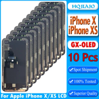 10PCS 5.8" GX Hard OLED LCD For Apple iPhone X A1865 Display Screen Replacement For iPhone X XS LCD Display Screen No Dead Pixel