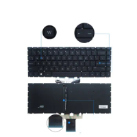 New US Keyboard Backlight For HP Pavilion X360 14S-DR 14-DQ 14-FQ 14S-fr 14S-FQ TPN-Q221 L18947-161 240 G7 245 G7 246 G7
