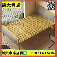 鐵藝床現代簡約1.8米雙人鐵床加固加厚1.5單人床簡易鐵架床經廠家