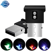 USB Interior lights Flashing Atmosphere light Mini Night light rgb ambient light Car Decorative lights LED Touch Light Colorful