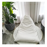 Custom Unique Pyramid Bean Bag Bed Recliner Leather Triangular Shape Comfortable Sofa