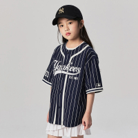 【MLB】童裝 棒球襯衫 Varsity系列 紐約洋基隊(7ABSV0143-50NYS)