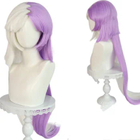 Anime Bungou Stray 4Th Season Sigma Cosplay Wig White Purple Wig Heat Resistant Synthetic Halloween Sigma Doll Prop
