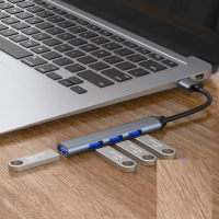 Hub usb type c cho laptop , điện thoại android Bộ Chia 4 Cổng USB Type C Cho Laptop Máy Tính Điện