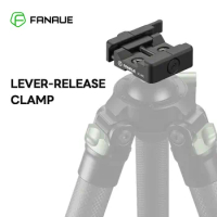 FANAUE Quick Release Lever-Release Clamp Compatible Arca Swiss/RRS Dovetail to Picatinny Adapter for Bipod Tripod