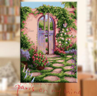 領典diy數字油畫客廳花卉風景人物動漫兒童填色手繪裝飾油彩畫