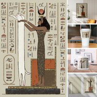 埃及古文明貓貓  馬克杯/L型夾/杯套/海報