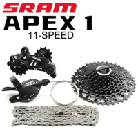 SRAM APEX 1 1X11 Speed Road Groupset Shifter Lever Rear Dreailleur Cassette Chian Bicycle Kit GXP