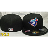 Mũ bóng chày MLB Toronto Blue Jays mũ snapback hip-hop mũ kín hoàn toàn cho nam kích thước lớn S1UL