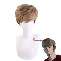 2021 New Anime Killing Stalking SangWoo Short Wig Cosplay Costume Heat Resistant Synthetic Hair Men Fashion Wigs