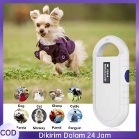 Pet Microchip Scanner Handheld Scanner Microchip Hewan RFID Scanner Portable 134.2Khz Digital